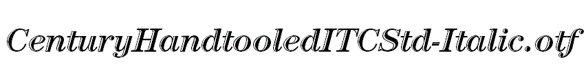 CenturyHandtooledITCStd-Italic.otf