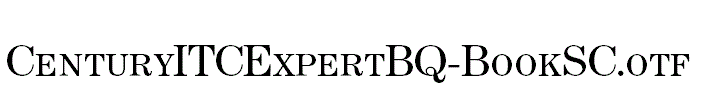 CenturyITCExpertBQ-BookSC.otf