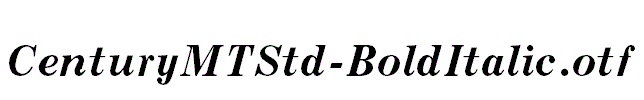 CenturyMTStd-BoldItalic.otf