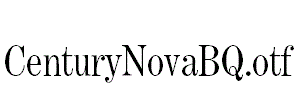 CenturyNovaBQ.otf