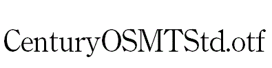 CenturyOSMTStd.otf