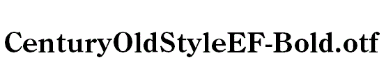 CenturyOldStyleEF-Bold.otf