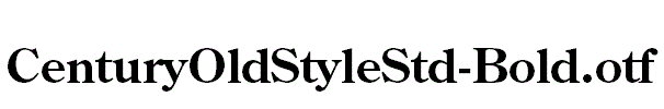 CenturyOldStyleStd-Bold.otf