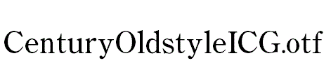 CenturyOldstyleICG.otf