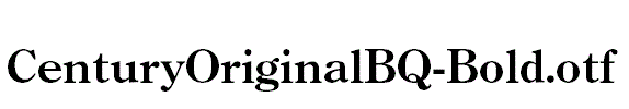 CenturyOriginalBQ-Bold.otf