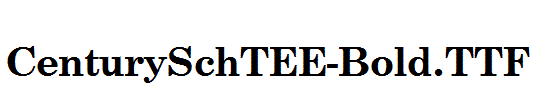 CenturySchTEE-Bold.TTF