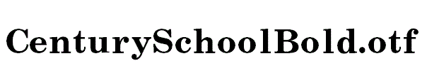 CenturySchoolBold.otf