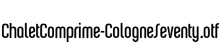 ChaletComprime-CologneSeventy.otf