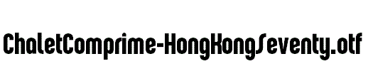 ChaletComprime-HongKongSeventy.otf