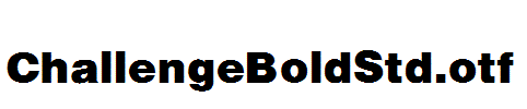 ChallengeBoldStd.otf