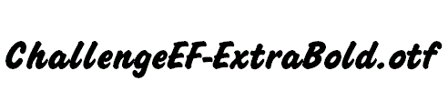 ChallengeEF-ExtraBold.otf