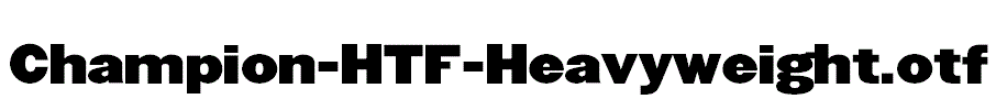 Champion-HTF-Heavyweight.otf