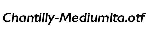Chantilly-MediumIta.otf