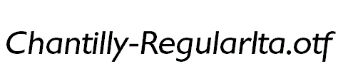 Chantilly-RegularIta.otf