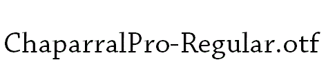 ChaparralPro-Regular.otf