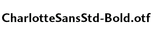 CharlotteSansStd-Bold.otf
