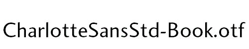 CharlotteSansStd-Book.otf