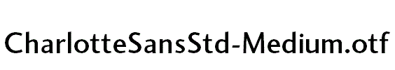 CharlotteSansStd-Medium.otf