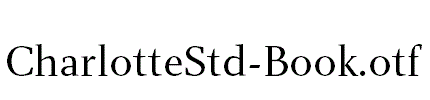 CharlotteStd-Book.otf