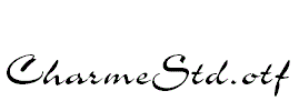 CharmeStd.otf