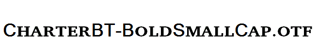CharterBT-BoldSmallCap.otf