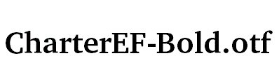 CharterEF-Bold.otf