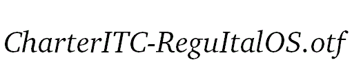 CharterITC-ReguItalOS.otf
