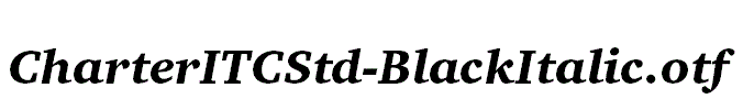 CharterITCStd-BlackItalic.otf