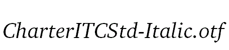 CharterITCStd-Italic.otf