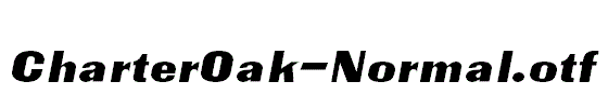 CharterOak-Normal.otf