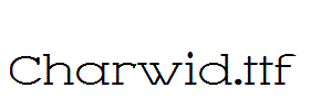 Charwid.ttf