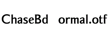 ChaseBdNormal.otf