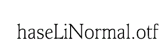 ChaseLiNormal.otf