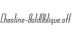 Chasline-BoldOblique.otf