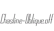 Chasline-Oblique.otf