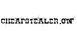 Cheapstealer.otf