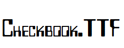 Checkbook.TTF