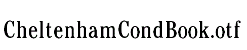 CheltenhamCondBook.otf