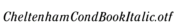 CheltenhamCondBookItalic.otf