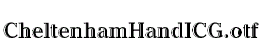 CheltenhamHandICG.otf
