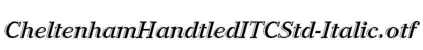 CheltenhamHandtledITCStd-Italic.otf