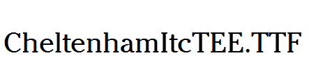 CheltenhamItcTEE.TTF