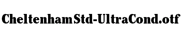 CheltenhamStd-UltraCond.otf
