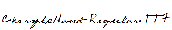 CherylsHand-Regular.TTF