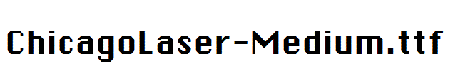 ChicagoLaser-Medium.ttf