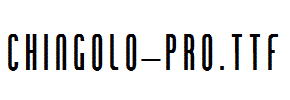 Chingolo-Pro.TTF