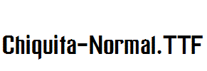 Chiquita-Normal.TTF
