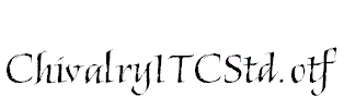 ChivalryITCStd.otf
