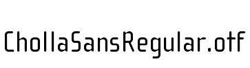 ChollaSansRegular.otf