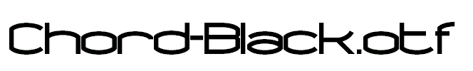 Chord-Black.otf